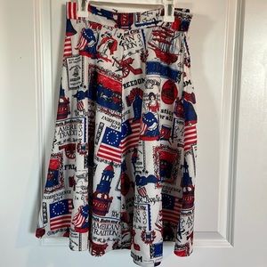 Handmade vintage bicentennial skirt